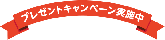 プレゼントキャンペーン実施中